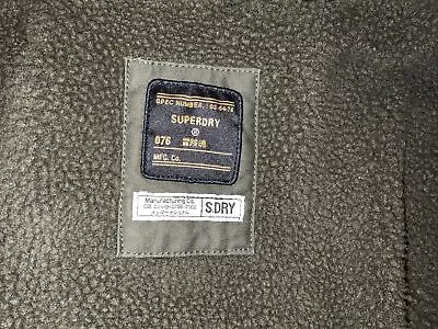 Buy Superdry Mens Vintage Field M65 Military Jacket Dusty Olive Green • 19.99£