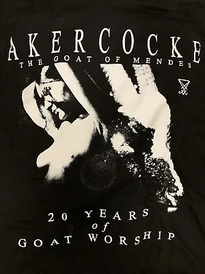 Buy Akercocke Black Hoody XL  Death Metal Satanic Apparel • 32£