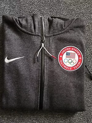 Buy 2012 Nike Tech Fleece Hoodie 501821-032 Women Large - Team Usa Olympics • 113.40£