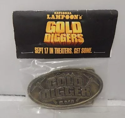 Buy National Lampoon's Gold Diggers Promo Belt Buckle Very Rare Fast Free Shipping   • 9.63£