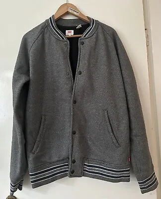 Buy Genuine Levis Fleece Lined Varsity Jacket Fleece Large - Approx 46” Fits Like M • 40£
