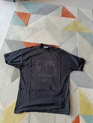 Buy Umbro New Order World In Motion T Shirt Large Black Excellent Condition • 10£
