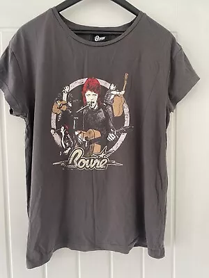 Buy David Bowie T-Shirt Grey Size 14-16 • 0.99£