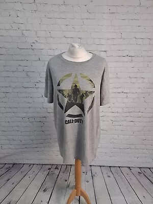 Buy Call Of Duty Grey Graphic Print T Shirt Mens Size Large (FZ07) • 10.99£