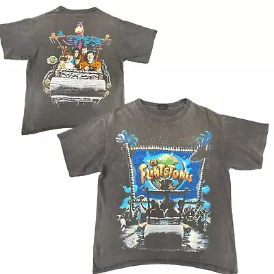 Buy Flintstones Movie T-Shirt Double Sided Large Promo Tee Single Stitch Vintage • 93.38£