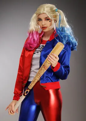 Buy Teen Girls Suicide Squad Harley Quinn Supervillain Fancy Dress Costume Kit • 32.99£