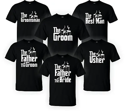 Buy Godfather Style Stag Do T-Shirt Selection - Groom Best Man Party Printed T Shirt • 7.99£
