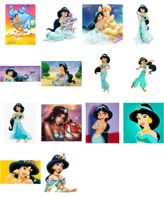 Buy Princess Jasmine Aladdin, Iron On T Shirt Transfer. Choose Image And Size • 2.92£