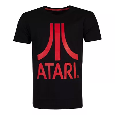 Buy Atari Red Logo T Shirt Mens Black • 10.99£