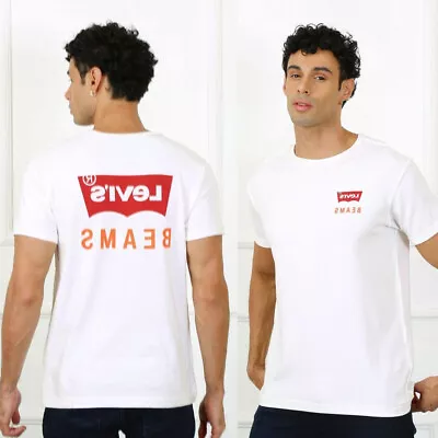 Buy Levi's Original Tee Style X Beams Inside Out Tee Crew Neck T-Shirt Mens Jeans • 14.99£