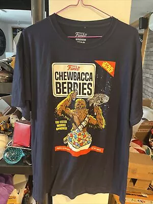 Buy Funko Men’s T-Shirt Star Wars Chewbacca Berries Men’s Size Xl Retro • 11.99£