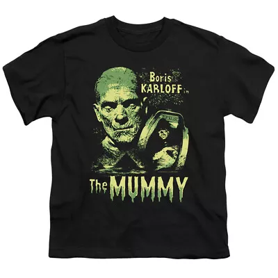 Buy The Mummy Kids T-Shirt Boris Karloff Black Tee • 17.99£