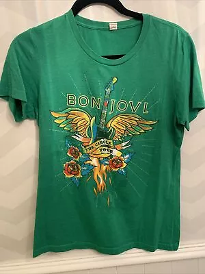 Buy Ladies Bon Jovi T Shirt The Circle Tour Size Large • 20£