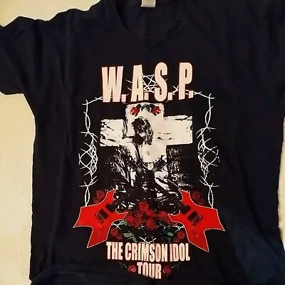 Buy W.A.S.P Wasp Band T Shirt XL The Crimson Idol Tour • 25.31£