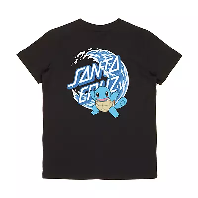 Buy Santa Cruz X Pokemon Water Type 1 Youth T-Shirt Black • 24.95£