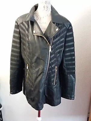 Buy Ladies Leather Jacket Size 22 • 8£