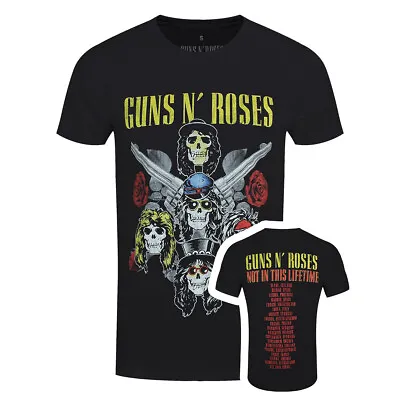 Buy Guns N Roses T-Shirt Not In This Lifetime Pistols GNR Rock Band Black Official • 15.95£
