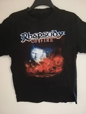 Buy Rhapsody Of Fire From Chaos To Eternity Shirt Size L  Hammerfall Battle Beast • 12£
