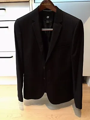 Buy H & M Mens Black Smart Jacket Size S - New • 29.99£