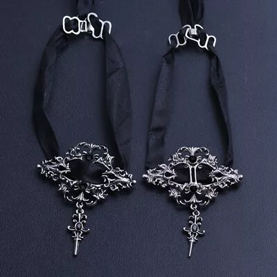 Buy Choker Necklace For Women Black Necklace Gothic Jewelry Halloween For De • 6.71£