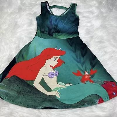 Buy DISNEY The Little Mermaid Ariel Sebastain Dress Women's Size XS Free Shipping  • 23.62£