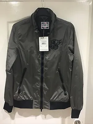 Buy Siksilk Erosion Bomber Jacket Size X Large Colour Coffee Style SS11440 NEW + Tag • 29.99£