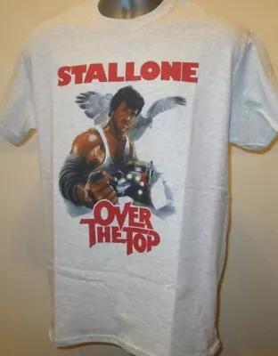 Buy Over The Top 80s Film Poster T Shirt Sylvester Stallone Rambo Rocky Cobra T397 • 13.45£