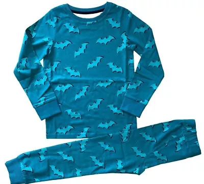 Buy New Boys Batman Pyjamas.top And Slim Fit Bottoms.5-6 Or 6-7yrs • 7.95£