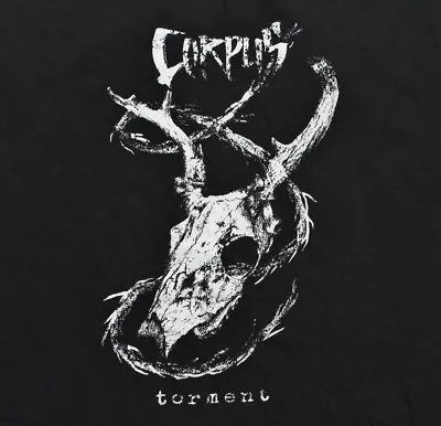 Buy Corpus Torment Death Metal Rock Indie Punk Hardcore Black 2XL XXL Shirt • 7.40£