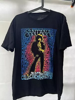 Buy Santana Collective Consciousness Tour Shirt Size Large • 17.99£
