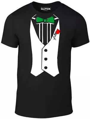 Buy Tuxedo With Bow Tie Kids T-Shirt - Funny Childrens T Shirt Fancy Dress Smart Lol • 10.99£