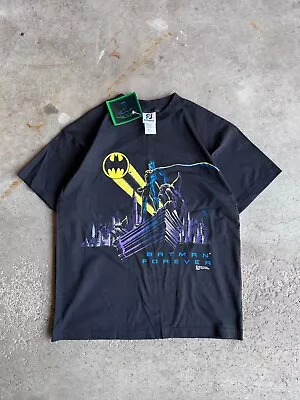 Buy Vintage 1995 NWT Batman Forever Kids T-Shirt Size 16/18 • 24.13£