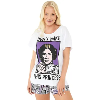 Buy Womens Star Wars Pyjamas | Ladies Star Wars Pj Set | Womens Star Wars PJ • 21.99£