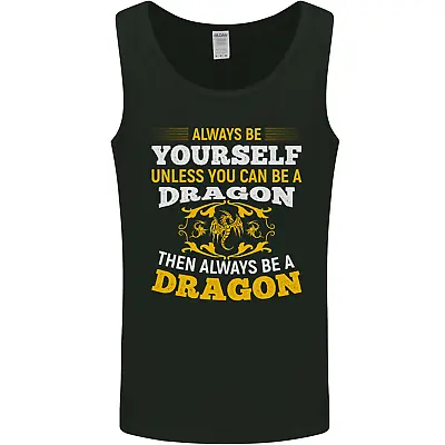 Buy Always Be Yourself Funny Dragon Fantasy Mens Vest Tank Top • 9.99£