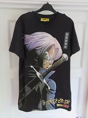 Buy Men's Dragon Ball Z Future Trunks T-Shirt Black Size XS Slim Fit • 12£