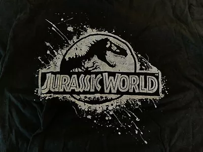 Buy Jurassic World Logo Promotional Shirt M Medium Promo Movie Park • 9.44£