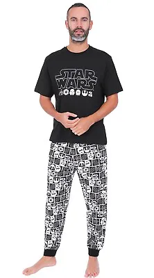 Buy Mens Star Wars Long Pyjamas Set Small-2XLarge • 19.99£