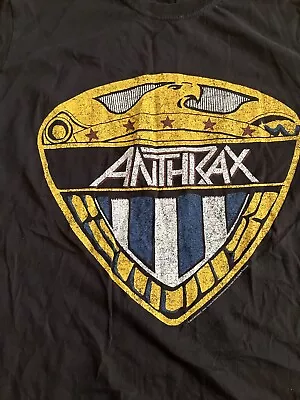 Buy Anthrax Eagle T Shirt (large) • 1.20£
