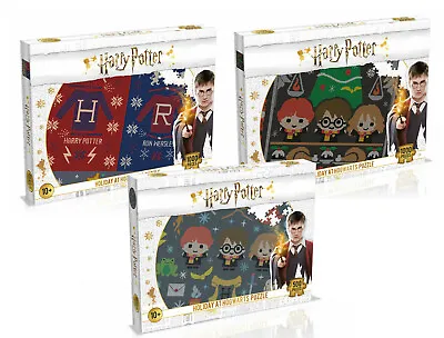 Buy Winning Moves Harry Potter Christmas Jigsaw Puzzle Set Of 3 1000 & 500 Piece Christmas • 34.60£