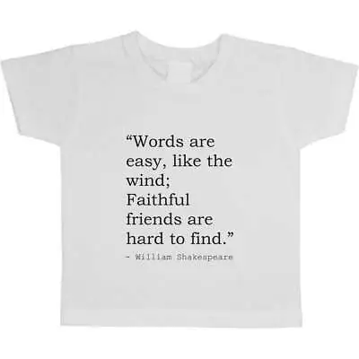 Buy Friendship William Shakespeare Quote Kid's T-Shirts (TS097640) • 5.99£