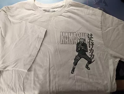 Buy Naruto Kakashi Mens T-shirt. Huge Back Graphic. • 45£
