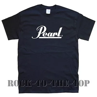 Buy PEARL DRUMS T-SHIRT Sizes S M L XL XXL Black White Grey Brown Maroon   • 15.59£