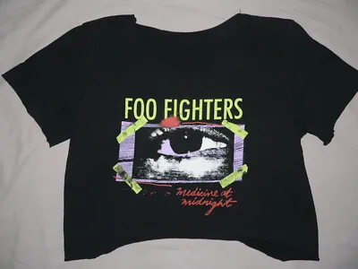Buy Foo Fighters T Shirt W's S/m Medicine At Midnight ~chopped~ • 9.46£