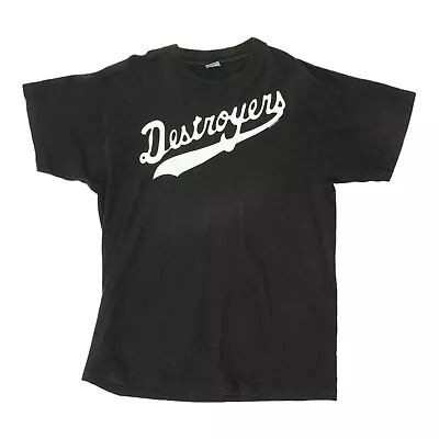 Buy George Thorogood & The Destroyers Mens Black Tshirt | Vintage 90s Single Stitch • 30£