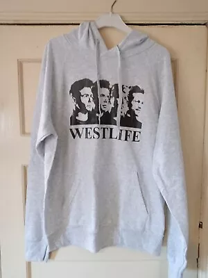 Buy Grey Westlife Hoodie Size Medium New Draw String And Pouch  • 5£