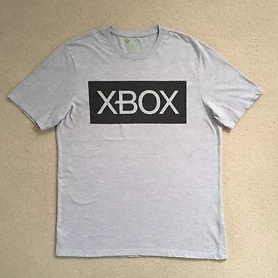 Buy Mens Grey T Shirt With X Box Logo (size Large) • 4.99£