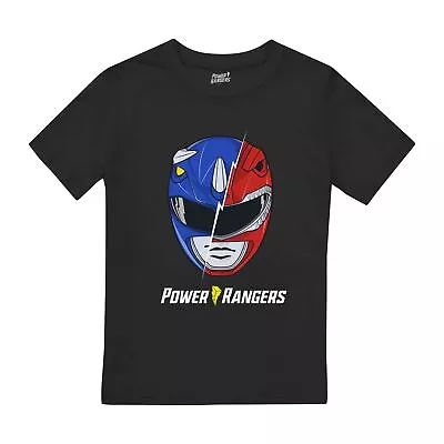 Buy Power Rangers Boys T-Shirt Spliced Head Top Tee 5-10 Years Official • 11.99£