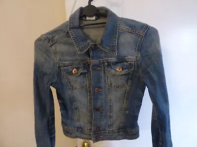 Buy H&M  Blue Denim Jacket Size 32 Chest 30  • 3£
