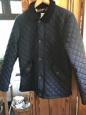 Buy U.S. Polo Assn. Mens Quilted Jacket Front Pockets Navy Label Size S Brand New • 29.50£