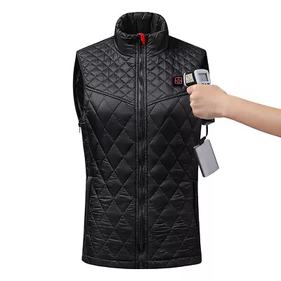 Buy Ladies USB Electric Heated Vest Winter Body Warmer Jacket Windproof Coats • 24.88£
